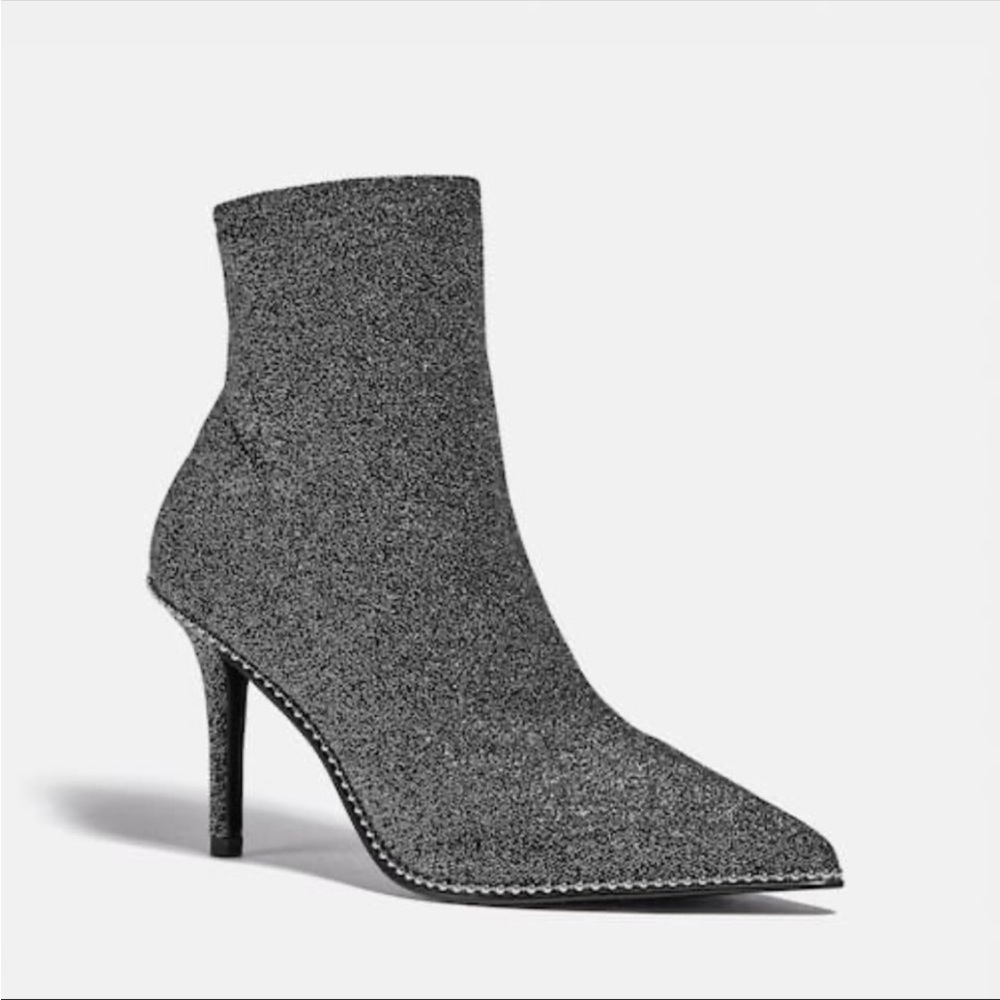 NIB Coach Whitny Lurex metallic booties - Picture 3 of 8